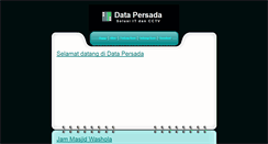 Desktop Screenshot of datapersada.com